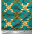 thumbnail image 1 of Soimoi Georgette Viscose Fabric Argyle Check Print Fabric by Yard 42 Inch Wide, 1 of 1