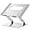 Silver, variant on Aluminum Laptop/Computer Stand, Ergonomic Adjustable Notebook Stand, Riser Holder, Compatible with Air, Pro, Dell, HP, Lenovo More 10-14" Laptops, Silver