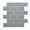 Grey, variant on clevermosaics Peel and Stick White Vinyl Subway Tile Backsplash for Kitchen and Bathroom, Set of 10