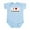 Sky Blue, variant on CafePress - I Love London Infant Bodysuit - Baby Light Bodysuit, Size Newborn - 24 Months