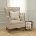 thumbnail image 5 of Rizzy Home Gray/Natural 20"X20" Stripe Woven Poly Filled Throw Pillow, 5 of 5