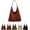 Brown, variant on Women's Leather Hobo Bag Women's Suede Bag Slouchy Tote Bag Suede Hobo Shoulder Bag