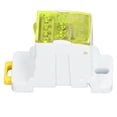 thumbnail image 4 of 690V 80A DIN Rail Terminal Block Distribution Box Spliceable Brass Conductor Terminal Junction Box for House Appliances Yellow, 4 of 7
