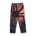 thumbnail image 4 of Balery Giant Monster Over City print Women's Pajama Pants,Ultra Lightweight Pjs,Lounge Pant-Large, 4 of 9