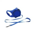 thumbnail image 1 of Correa multifunción para perros con dispensador de agua y comida, cuerda de tracción para perros, correa extensible 3 en 1, cuerdas de alambre fuertes, correa para perros, color azul, 1 of 5