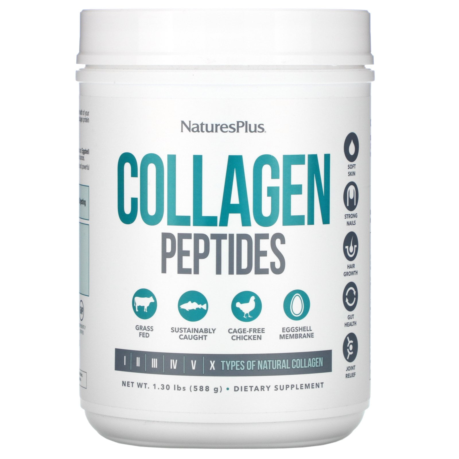 Nature's Plus, Collagen Peptides, 1.30 lbs (588 g)