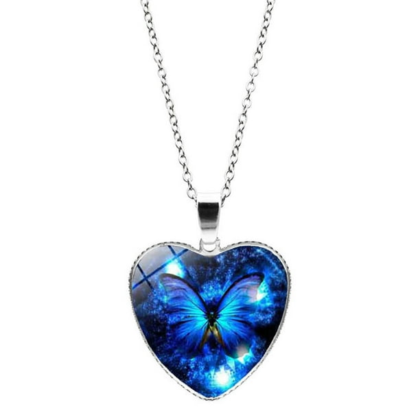 Collar para mujer, joyería para mujer, joyería para mujer, collar dulce, collar de cadena de clavícula de color acrílico, collares, colgantes