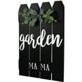 thumbnail image 4 of Northlight Garden Ma Ma Picket Fence Wooden Wall Sign - 19.25", 4 of 6