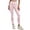 Yoga 64#Light Pink, variant on WAYUTE Women's Leggings High Waisted Split Panel Push up Design Athleisure Stretchy Fit Sports Daily Wear S