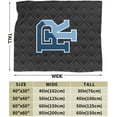 thumbnail image 3 of Uri University of Rhode Island Rams Fleece Blanket, Very Soft Microfiber Flannel Blanket for Couch Warm and Cozy for All Seasons, 3 of 6