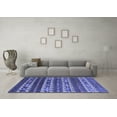 thumbnail image 3 of Ahgly Company Indoor Rectangle Southwestern Blue Country Area Rugs, 8' x 10', 3 of 4