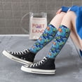thumbnail image 6 of Picia Women Crew Soft Moisture-wicking Socks Hawaiian Style Pattern Design Cotton Socks, One Size fit All, 6 of 9