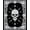 Black, Pattern 2, variant on Flatwoven High Traffic Area Rug, Horror Witchy Skull and Pentagram Floor Mat, Non Slip, Stain Resistant, Washable Area Rugs for Living Room, Bedroom(Black, 4X6)