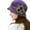 Purple, variant on Audhol Winter Bucket Hats for Women Fashion Women Lady Winter Warm Crochet Knitted Flowers Decorated Ears Hat Pk Church Hats for Women Pink One Size