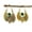 Gold, variant on Party Gift Vintage Egyptian Inspired Sacred Scarab Earrings Vintage Moth Pendant Ear Rings Adornment Gypsy Tribal Scarab