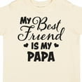 thumbnail image 4 of Inktastic My Best Friend is My Papa with Hearts Boys or Girls Toddler T-Shirt, 4 of 5