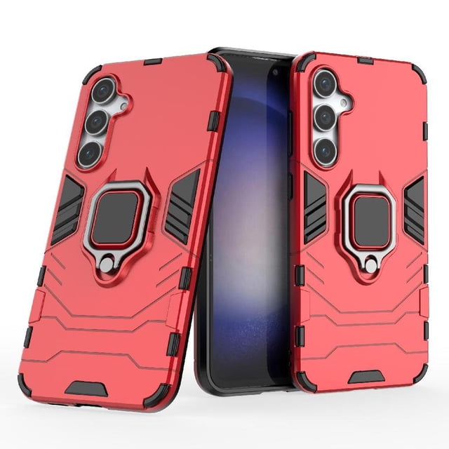 Funda para Samsung Galaxy S23 FE 5G con Soporte Anillo Giratorio 360° y Protección Resistente a Golpes y Caídas