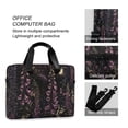 thumbnail image 4 of FORMRS 16" Laptop Bag Carrying Sleeve Case with Handle Travel Shoulder Briefcase, Dark Gothic Floral, 4 of 8