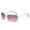 Pink, variant on Rimless Gradient Lens Fashion Sunglasses Inlaid Rhinestone Butterfly Metal Decoration Lightweight Thin Metal Temples UV Protection Sports Driving Casual Eyewear(Blue-13.6cm)