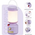 thumbnail image 3 of Lampe de Camping pour Enfants Coccinelle Étoile - Rechargeable par USB, 3 Couleurs Réglables LED avec Crochet et Poignée pour Utilisation Extérieure Sécurisée, 3 of 8