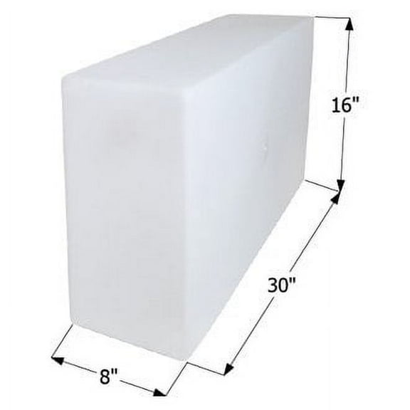 Icon Technologies 12467 - WT2467 15 gal. Fresh Water Tank with 3/8" Fittings (30"L x 16"W x 8"H)