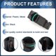 thumbnail image 5 of Sensor de flujo de aire masivo Unique Bargains MAF No.46811122 para FIAT STILO Multi Wagon (192_) 2003-2008 Negro 1 Pc, 5 of 7