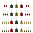 thumbnail image 3 of Colorful Christmas Decor Plastic Christmas Baubles Festive Decoration For Christmas Tree Ornaments 3cm-6cm Round Reusable 44Pcs, 3 of 5