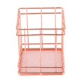 thumbnail image 2 of POINTERTECK Paniers de Rangement Modernes en Cuivre et Or Rose Paniers en Fer Forgé pour Ranger Paniers de Rangement en Métal Durable Armoires de Rangement Boîtes de Rangement Fournitures de Bureau Roses B, 2 of 7
