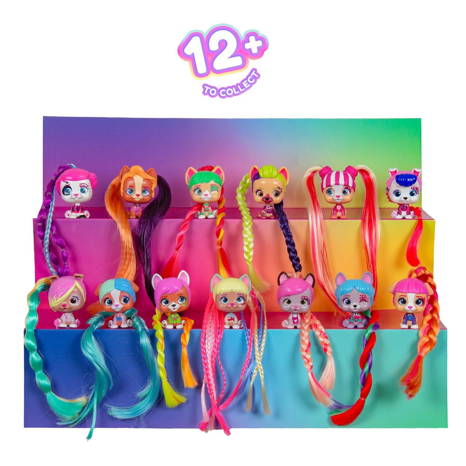 VIP Pets Mini Fans Bow Power - comprend une poupée VIP Pets et 5+ accessoires surprises