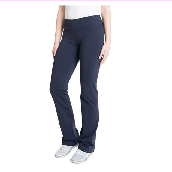 Kirkland Signature Ladies' Pull On Active Pant L Short/Navy