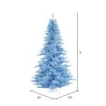 thumbnail image 3 of Vickerman 3' Sky Blue Fir Artificial Christmas Tree, Blue Dura-lit Incandescent Lights - Faux Blue Christmas Tree - Seasonal Indoor Home Decor, 3 of 3