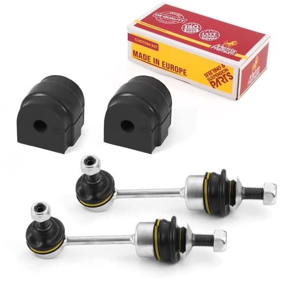 Metrix Premium Chassis Parts - 4 PC Rear Sway Bar Stabilizer End Link & Stabilizer Bar Bushing Kit Fits 2006-2007 BMW 525xi, 2009-2010 528i xDrive, 2008 528xi, K750317, BSK14550
