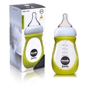 Joovy Boob Baby Bottle Glass - 8oz/240ml with Green Sleeve - Green