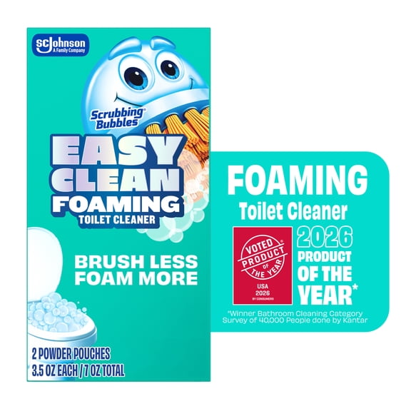 Scrubbing Bubbles Easy Clean Foaming Toilet Cleaner, 2 Count 100g