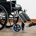 thumbnail image 4 of EXHUMKY 2 Pcs Accessoire de Fauteuil Roulant Polyvalent Remplacement de Roue avant Matériau en Métal PVC, 4 of 6