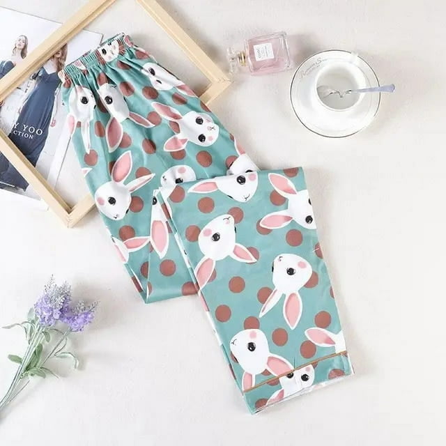 Miniso Sanrio Hello Kitty Pantalon d'Intérieur pour Femmes 2023 Automne Pantalon de Pyjama Dessin Animé Anime Mode Confortable Y2K Pantalon Fille Douce