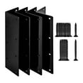 thumbnail image 2 of Soportes de esquina para camas elevadas de jardín (11 x 3 x 3 pulgadas) para mesas, muebles y camas elevadas. 4 piezas, 2 of 7