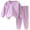 Purple, variant on Fgnfyis Toddler Girls Stylish Outfits Set Cozy Long Sleeve Layering Top and Bottom for Autumn Spring Everyday Homewear Purple 3-4 Years