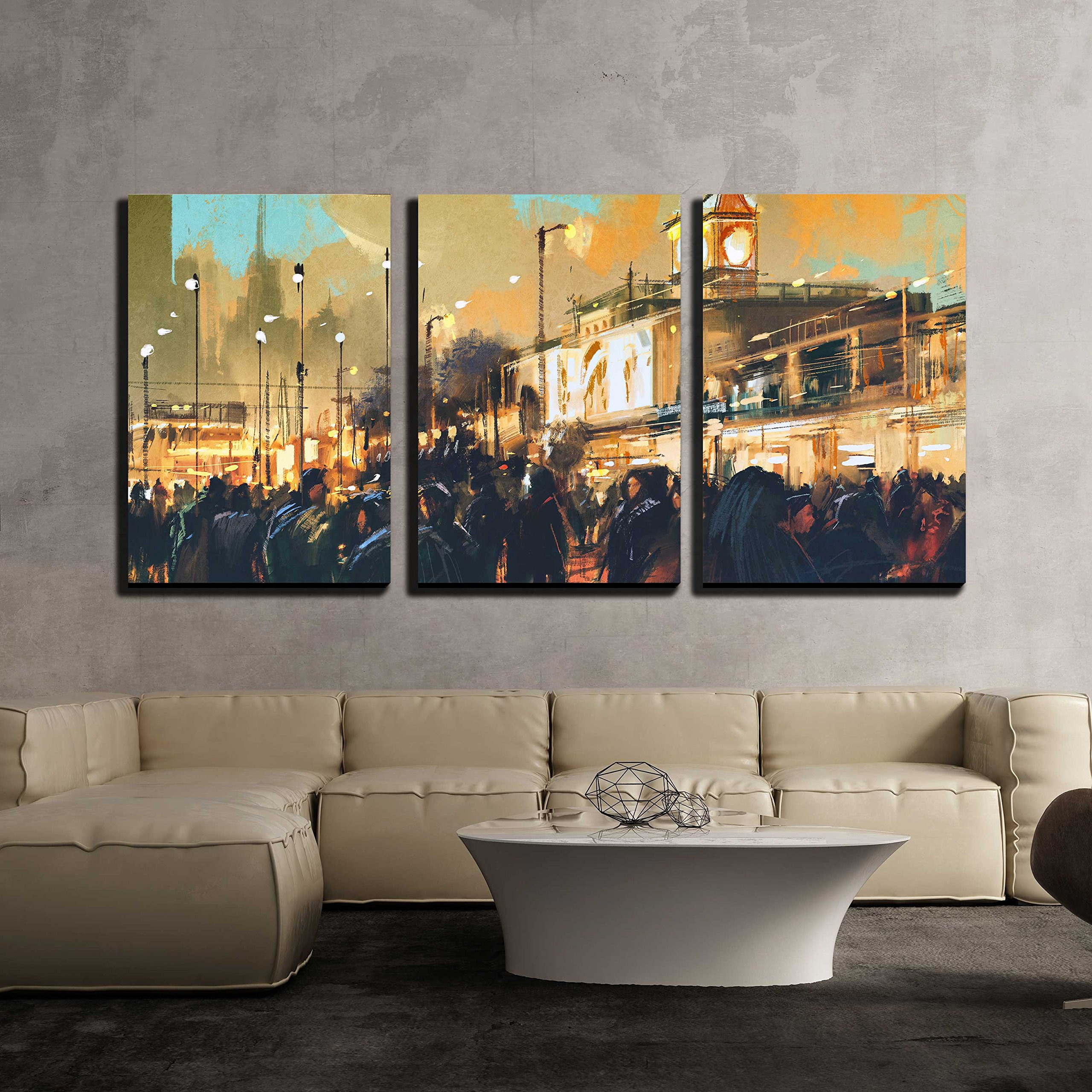 ウォール26  キャンバスアート 3点セット Sun and Sha Ⓣ 高品質，新作 ウォール26 wall26 キャンバスアート 3点セット Romantic