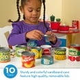 thumbnail image 3 of Melissa & Doug Stackable Grocery Cans Kitchen Accessory - 10 Can Set, 3 of 10