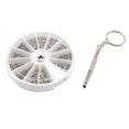 thumbnail image 5 of Glasses Repair Kit Frameless Sunglasses Nose Holder Clock Screwdriver Nut Tool Family Repair Tool Combination, 5 of 6