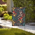 thumbnail image 2 of Sigee Berries and Flowers for Live Happy Decorative Small Garden Flag,Double Sided Yard Flags Holiday Garden Flags for All Seasons, 2 of 9