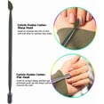thumbnail image 3 of TEMOGU-Professional Cuticle Trimmer with Cuticle Pusher Nail Cuticle Remover Nipper Silver Stainless Steel Sharp Blades Manicure Tools with Double Spring Nail Care Pedicure Nail Tools Home Spa (Multi, 3 of 4
