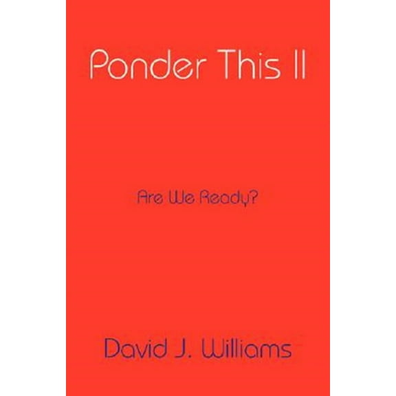 Ponder This II (Paperback)