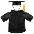thumbnail image 2 of Pet Graduation Costume Set, Small Animal Graduation Cap and Gown for Dogs and Cats, Graduation Party Decorations and Photo Props for Puppies E#012 Black, 2 of 6