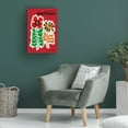 thumbnail image 3 of Trademark Fine Art Frances Collett  The Illustrated Book Of Wild Flowers Vol.2 Red Canvas Wall Art, 3 of 4