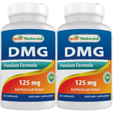 Best Naturals DMG 125 mg 120 Capsules (120 Count (Pack of 2))