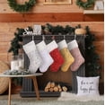 thumbnail image 5 of Navidad De Felpa De Lentejuelas Con Cordón Bolsas De Regalo De Navidad Portátiles Decoración De Navidad Para Chimenea Y Decoración De Árbol De Navidad Moyic HA044567-02, 5 of 5