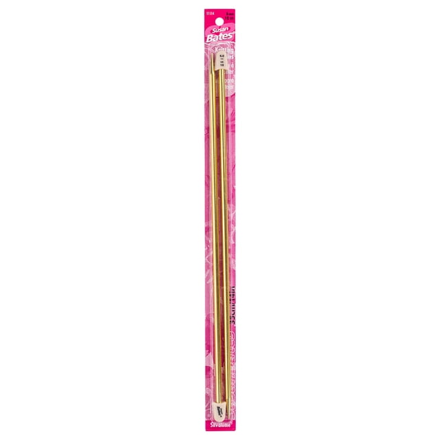 Aguja Aluminio Punta Dorado Redondeada Ultrasuave Susan Bates Coats Implementos Susan Bates T1110-AGUL6