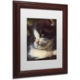 thumbnail image 2 of Trademark Fine Art 'Precious Moment' Canvas Art by Jenny Newland, White Matte, Wood Frame, 2 of 4
